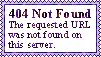 404 not found. the requested URL was not found on this server